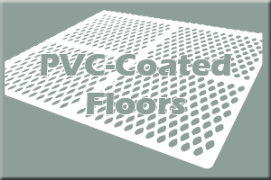pvc coated animal flooring