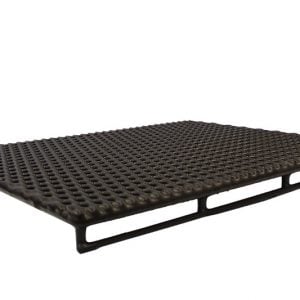 veterinary cage floors with sled runner legs