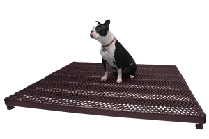 plastisol coated expanded metal run covers